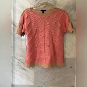 Jcrew bright embroidered top